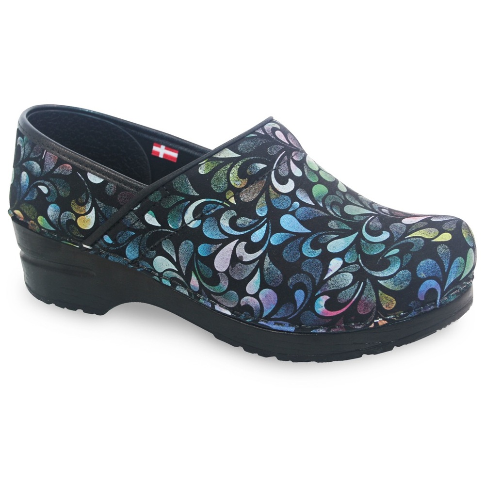 New! Sanita Professional Clog in Plume Multi / Size 40